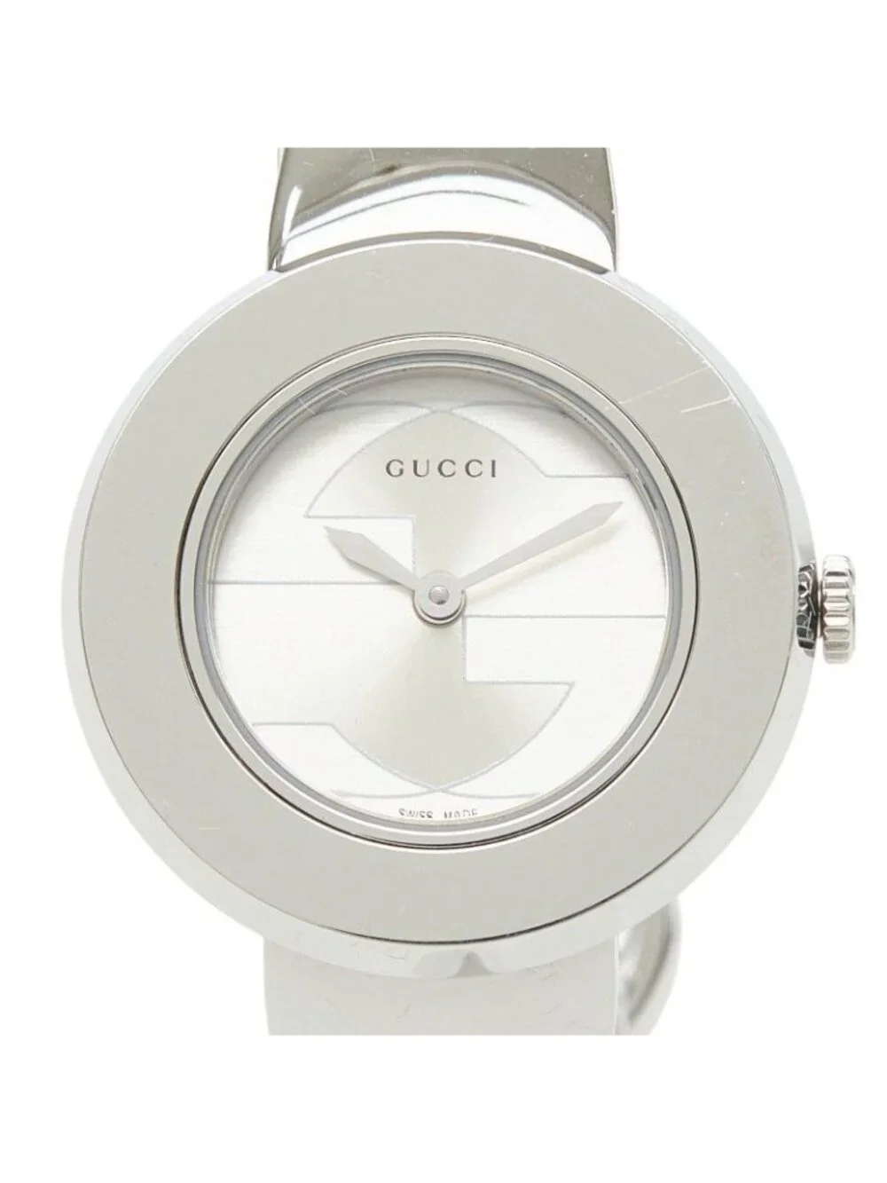 Gucci Play Bangle Watch 129.5 Silver Stainless Steel